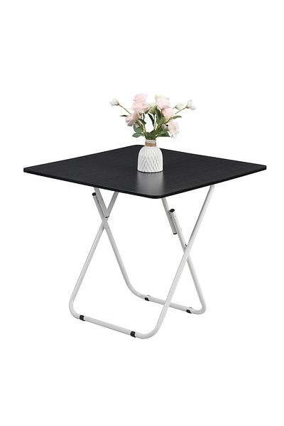 Lawazim Square Foldable Table 60x60x81.5CM - Compact Table for Home, Balcony, Living Room