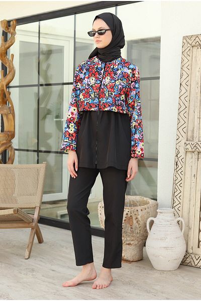 HEQA Modest Swimsuit Pants Black