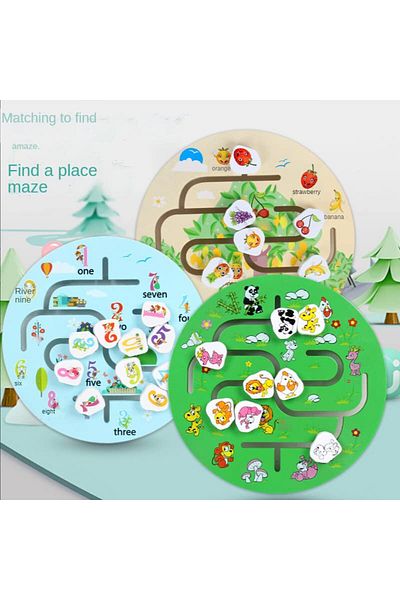 Generic Round Shape Educational Game | Fruit Maze |