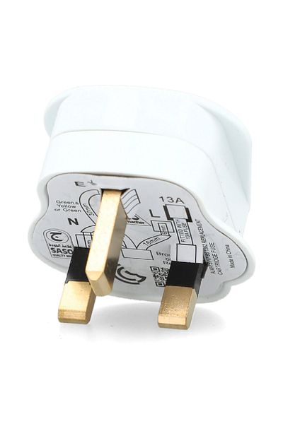 Kistenmacher 13A 250V British Standard Fused Polycarbonate Plug White