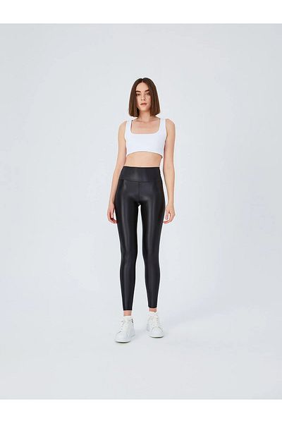 UP&FIT Leggings Leatherx Black