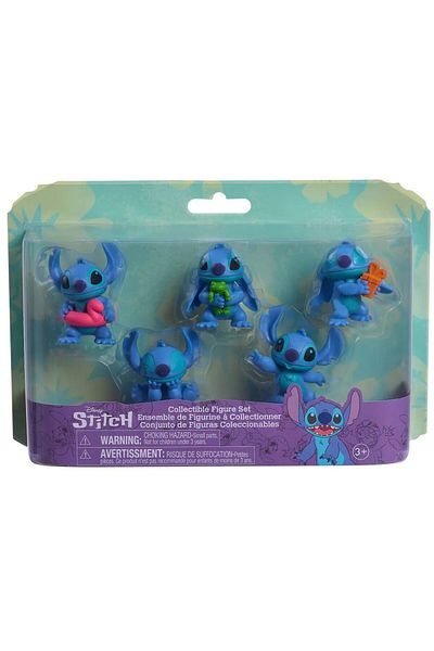 JustPlay Set of 5 Disney Stitch collectible figures 46287