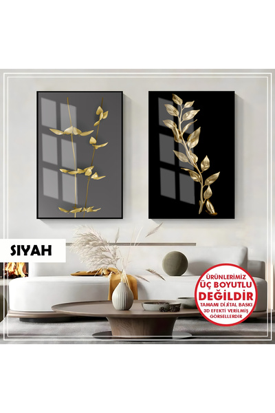 Harikabirev HARİKABİREV |   COMBINAT DE FRUNZE DE CULOARE AURIE (PLANTE) | TA...