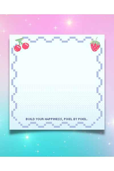Elvina Paper Pixel Küp Not Kağıdı, Memopad, To Do List, Bloknot, Planlayıcı, ...