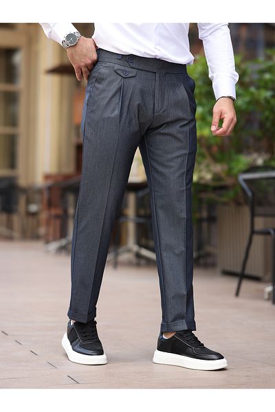 BASEL.CO New Premium Pleated Old Money Fabric Pants