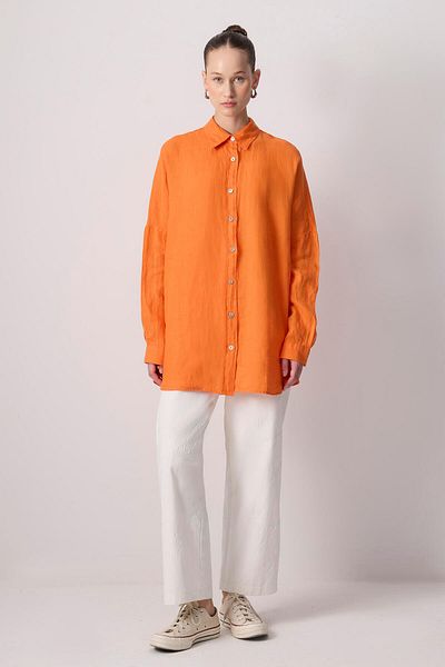 Touché Privé 100% Linen Oversize Shirt