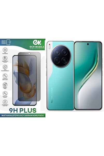Ecr Mobile Tecno Camon 40 Premier 5G ile Uyumlu HAYALET(Privacy) Esnek Nano K...