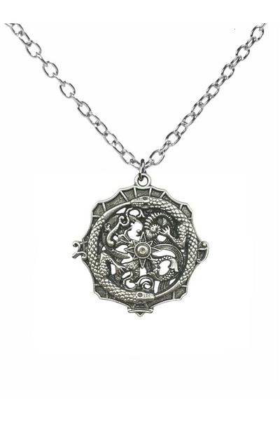 Herşey Nota Unisex Necklace with African Cattle Figure – Ethnic and Natural Power Themed Design with 60 cm Chain