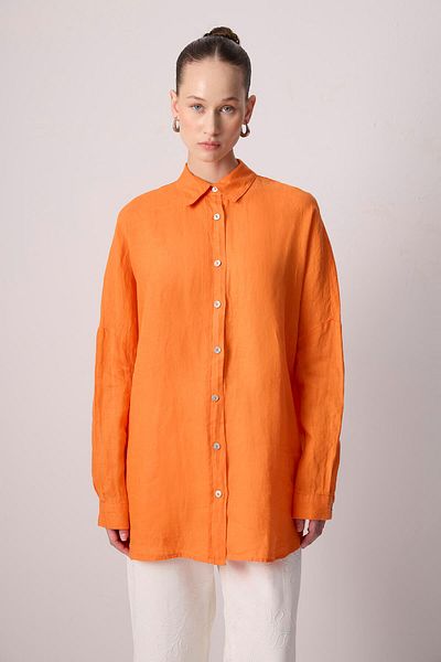 Touché Privé 100% Linen Oversize Shirt
