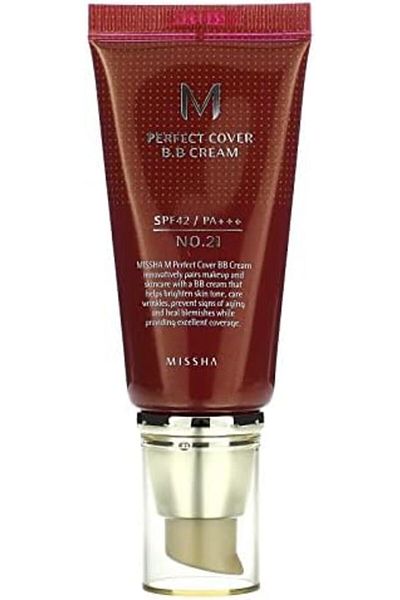 Missha M Perfect Cover BB Cream No.21 Light Beige - Light with Cool Undertone SPF 42 PA +++1.69 Fl O