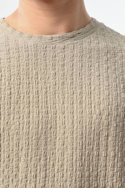 MARRAKECH Crew Neck Textured Men's T-Shirt
