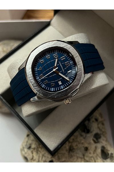 Choppers New Season Silicone Cord Navy Blue Color Men's Watch Gift Father's Day Gift