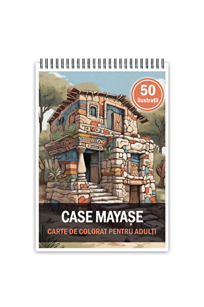 Legendary Gifts Carte de colorat, 50 de ilustratii, Case Mayase