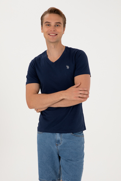 U.S. Polo Assn. Tricou pentru bărbați, albastru marin basic 50297985-VR033