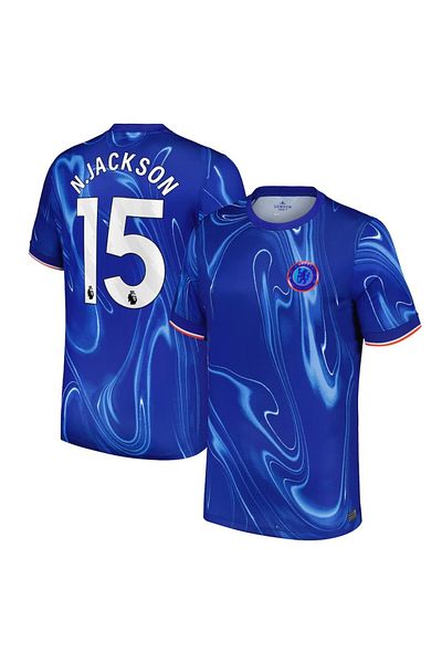 Lion Spor Tricou pentru acasă N'icolas J'ackson 2024-25 Noul sezon C'helsea00564826