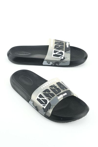 GEZER Men's Summer Pu Wet Floor Ev Bathroom Garden Pool Slippers