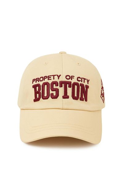 PERLOTUS Boston Hat Men Women Unisex Embroidered Cotton Adjustable Baseball Cap Sports Hat