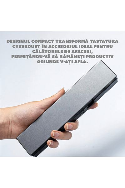 CYBERDUST Foldable keyboard, CYBERDUST, Portable, Compact, Lightweight, Compatible with iOS and Android devices