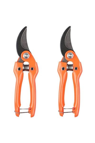 TrioStore Set 2 foarfeci de gradina pentru lemn uscat si toaletare crengi, 225 mm, Lama din otel 65 Mn