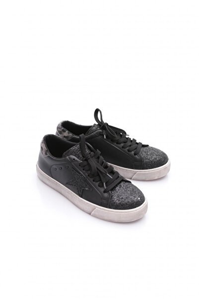 DGN Pm54-k1021 Kadin Yildiz Desenli Sneaker Ayakkabı