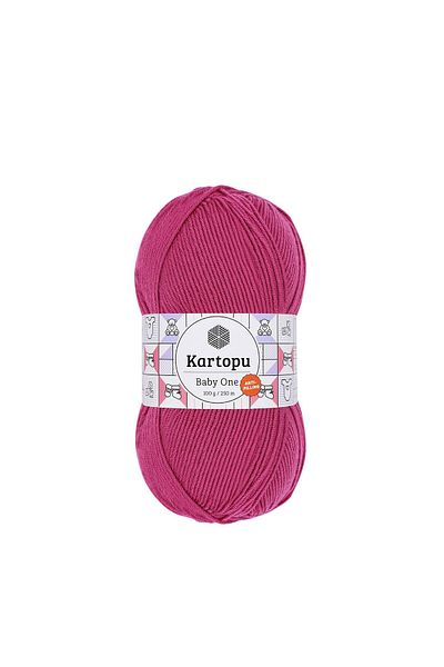 Kartopu Baby One 100% Anti-Pilling Baby Thread K245 Fuchsia
