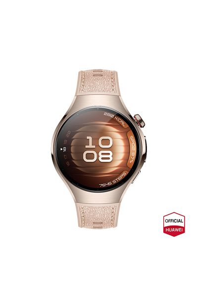 Huawei Watch 5 42mm Smartwatch, Multi-Sensing X-Tap Technology, Beige
