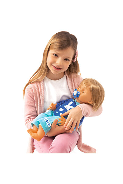 Cicciobello Çok Hastayım | 42 cm Hasta Et Bebek + Doktor Aksesuar Seti | Yanakları Kızaran Bebek