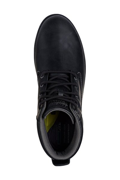 SKECHERS Černé kozačky a kozačky