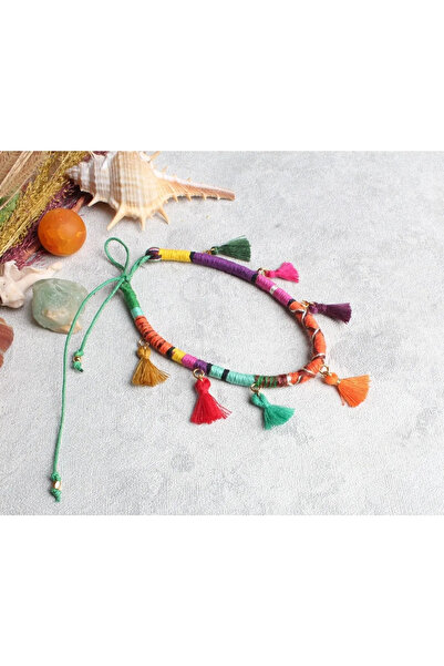 Genel Markalar Wrap Püsküllü Halhal