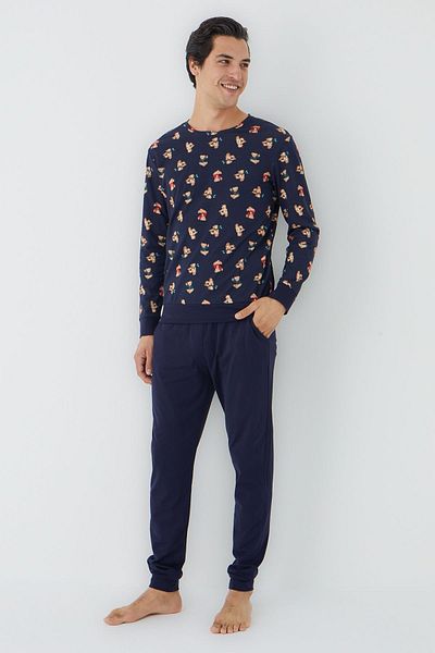 Trendyol Collection Πολύχρωμη Πλεκτή Πιτζάμες κανονικής εφαρμογής TMNAW25PT00072