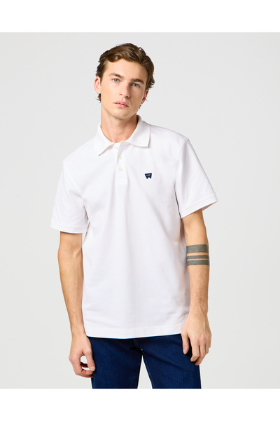 WRANGLER Poloshirt in strahlendem Weiß