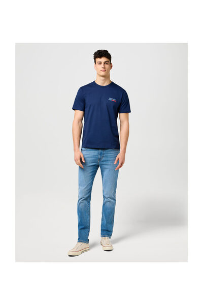 WRANGLER SMALL AMERICANA TEE NAVY