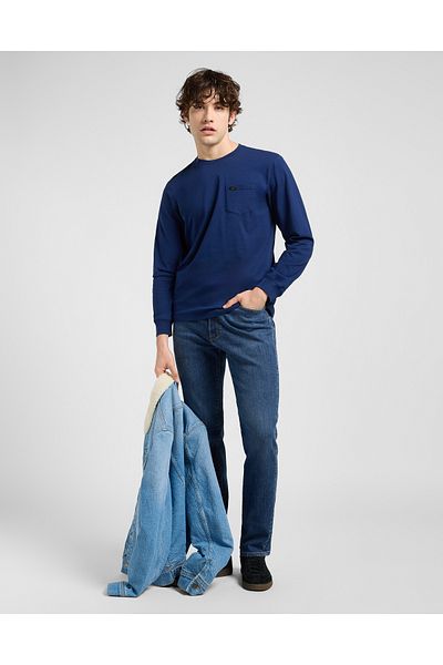 Lee Koszulka z kieszeniami LS TRUE NAVY