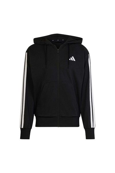 adidas Essentials 3-Stripes French Terry με κουκούλα με φερμουάρ