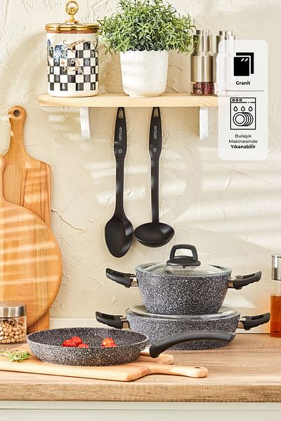 Emsan Luna 7 Piece Cookware Set