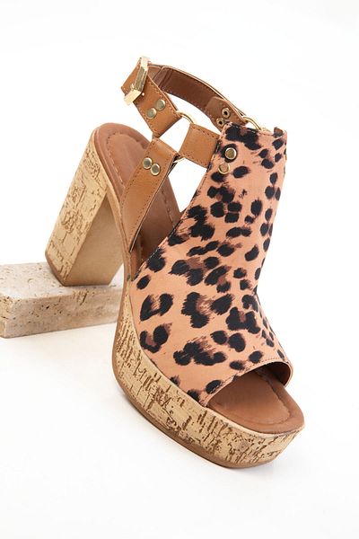 SOHO Leopard Women's Classic Heeled Shoes 20315