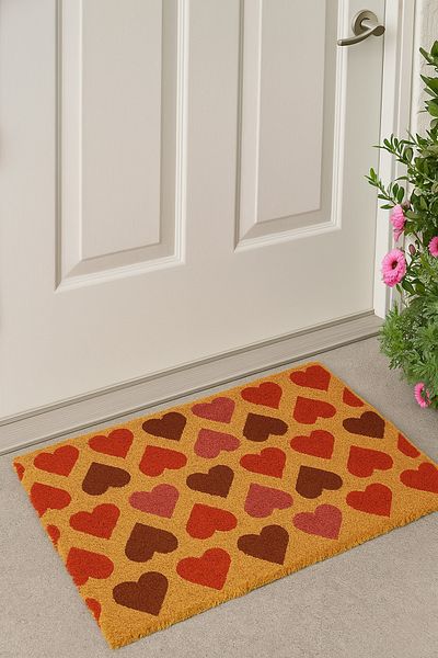 Trendyol Collection Heart Printed Door Front Mat 40X60Cm Tphss25Vc00000