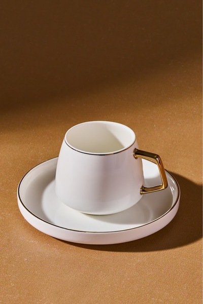 Karaca Satürn 6 Kişilik Kahve Fincan Takımı 100 ml Gold