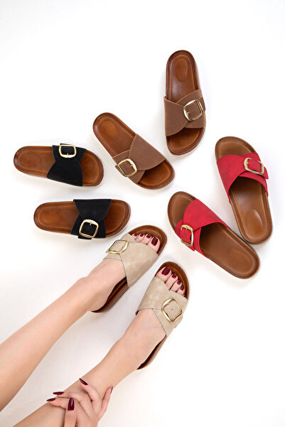 SOHO Bej Kadın Terlik 20734