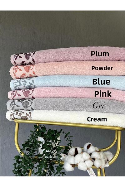 sarra 90X150 Hürrem Bathroom Towel - Blue