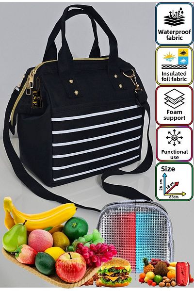 USF Mother Baby Carrying Bag with Hanger Thermal Insulation Thermal Thermos Food, Food, Feeding, Food Bag