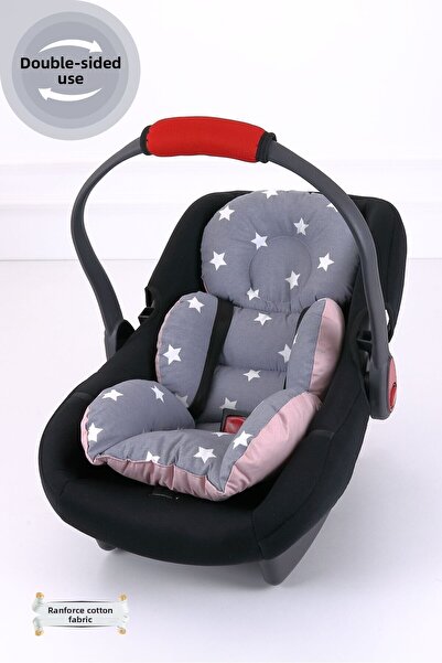 Umaybebek Stroller Cover Stroller Cushion 2 Pieces - With Waist Support