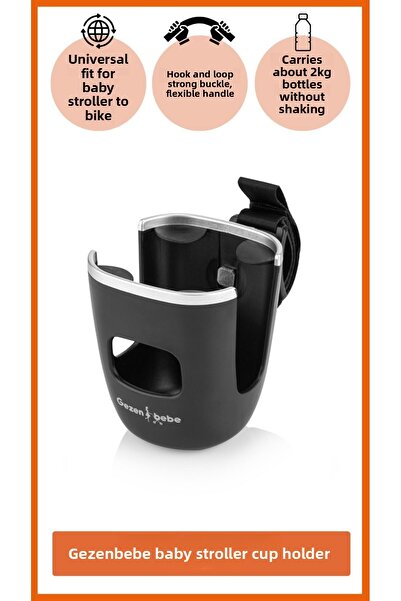 Gezenbebe حامل زجاجات الأطفال لعربات الأطفال والدراجات - متوافق عالميًا مع مش...