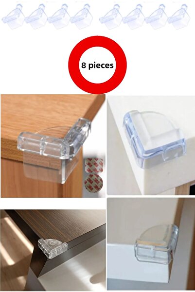 CocoVia (8 Pieces) Baby Corner Edge Protector / Silicone Table Corner Edge Protector / Protective Corner Holder