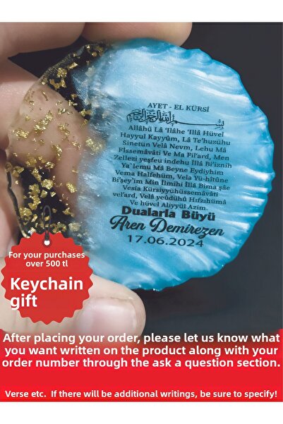 ErenAksesuar مغناطيس إيبوكسي أزرق 25 قطعة لختان عيد ميلاد مولود وعد خطوبة زفا...