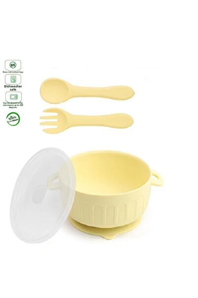 GÜLÜMSE BEBEK Vacuum Food Bowl with Silicone Lid, Six Vacuum Food Bowls, Sili...