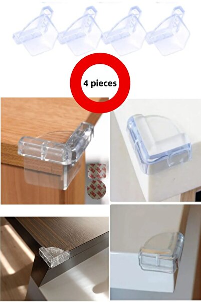 CocoVia (4 τεμάχια) Προστατευτικό γωνιακών άκρων μωρού / Προστατευτικό γωνιακών άκρων τραπεζιού σιλικόνης / Προστατευτικό γωνιακό