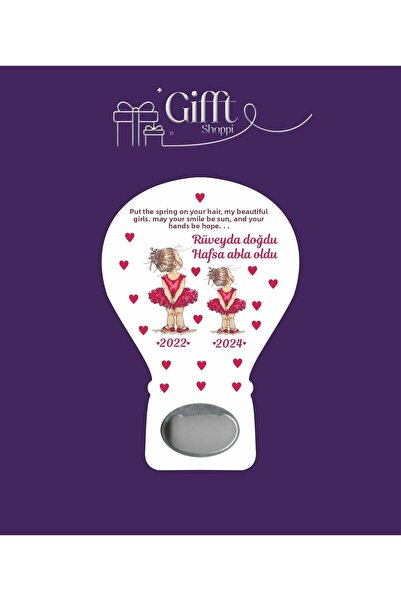 giftshoppi 30 Pieces Sister Brother Girl Concept Opener Magnet