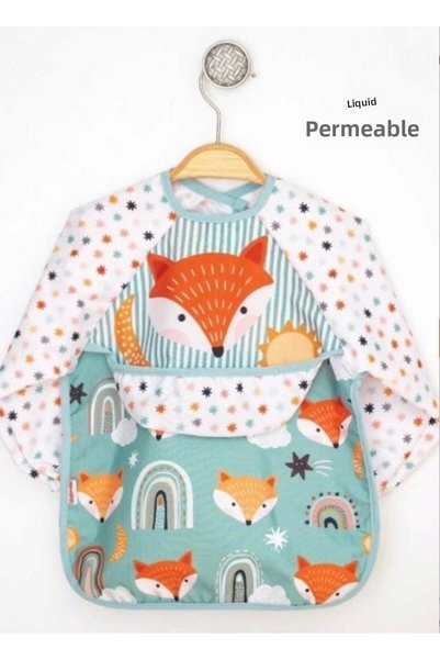 ANP MODA TASARIM مريلة للأنشطة الغذائية من 0 إلى 36 شهرًا - جيب ومقاومة للسوائل