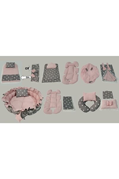 BAŞKAYA SHOPPİNG مجموعة بيبي نيست الدائرية الكاملة المكونة من 14 قطعة